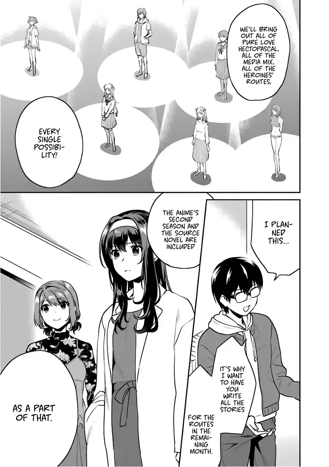 Saenai Kanojo (Heroine) no Sodatekata Koisuru Metronome Vol. 10 Ch. 49 How to Face the Girl You Can't Chase