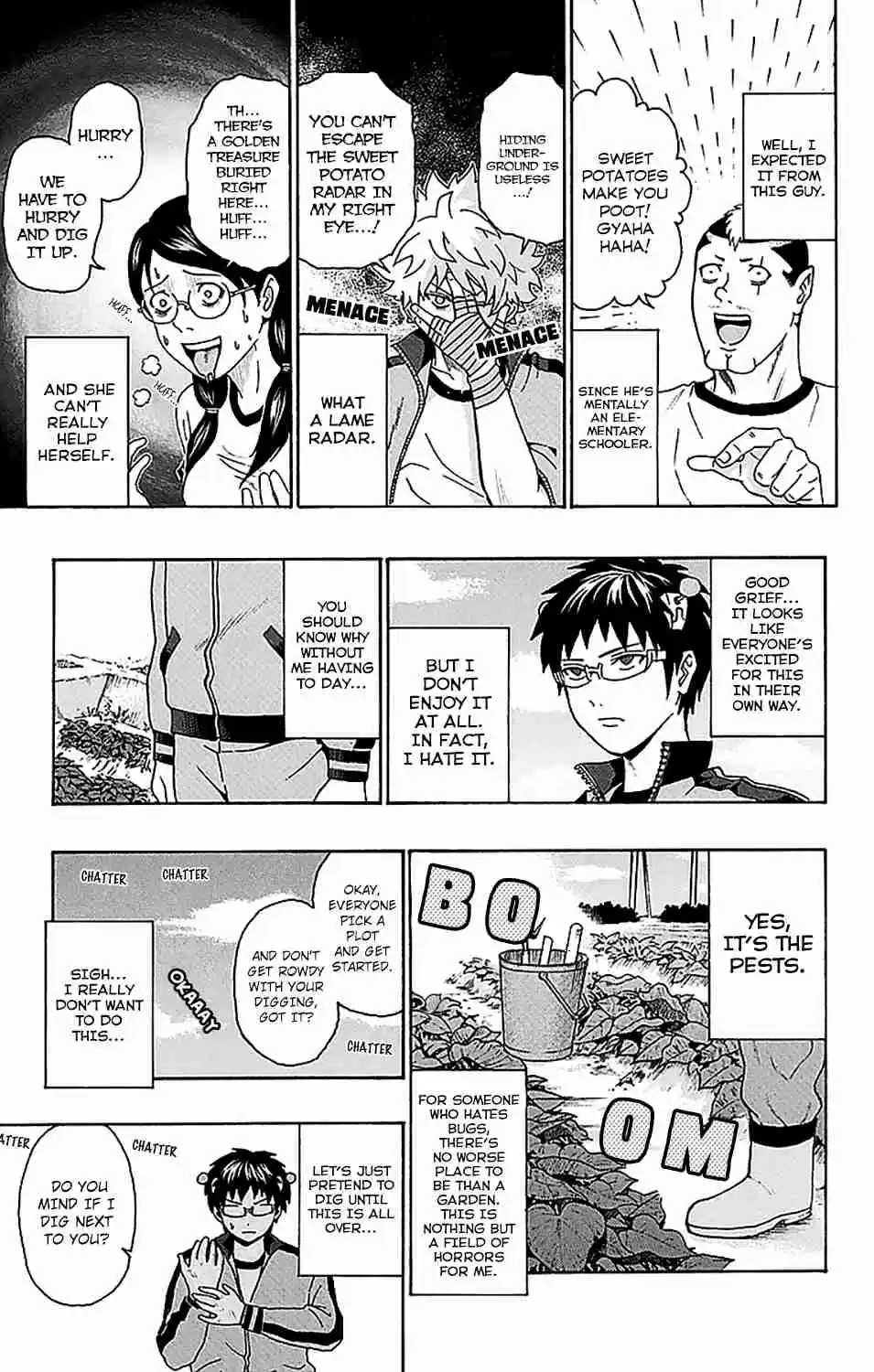 Saiki Kusuo no PSI nan Vol. 20 Ch. 215 Sweet Potato Digging DiPSIster