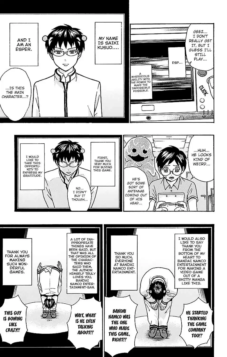 Saiki Kusuo no PSI nan Vol. 21 Ch. 219 Video Game DiPSIster