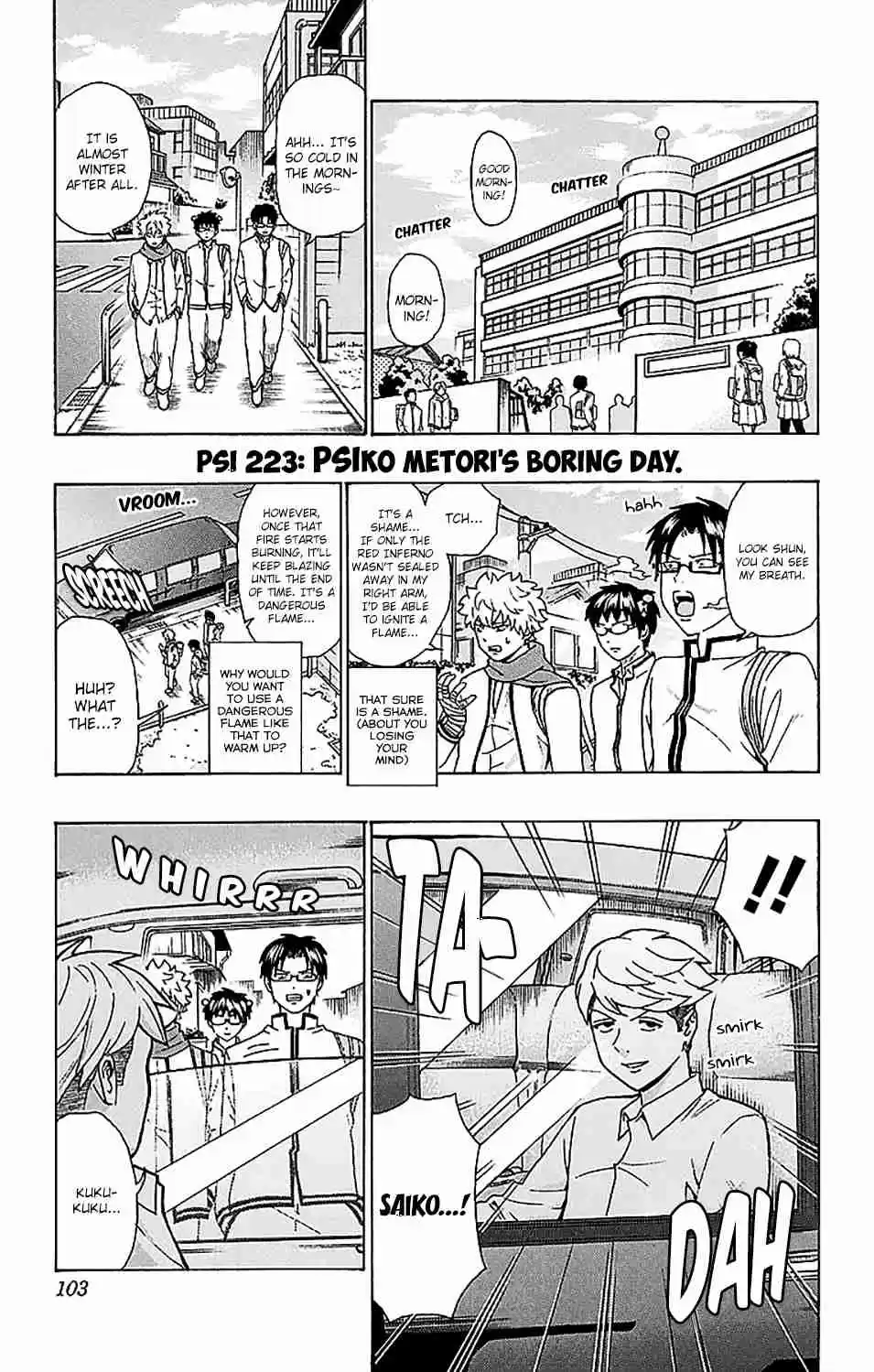 Saiki Kusuo no PSI nan Vol. 21 Ch. 223 PSIko Metori's Boring Day