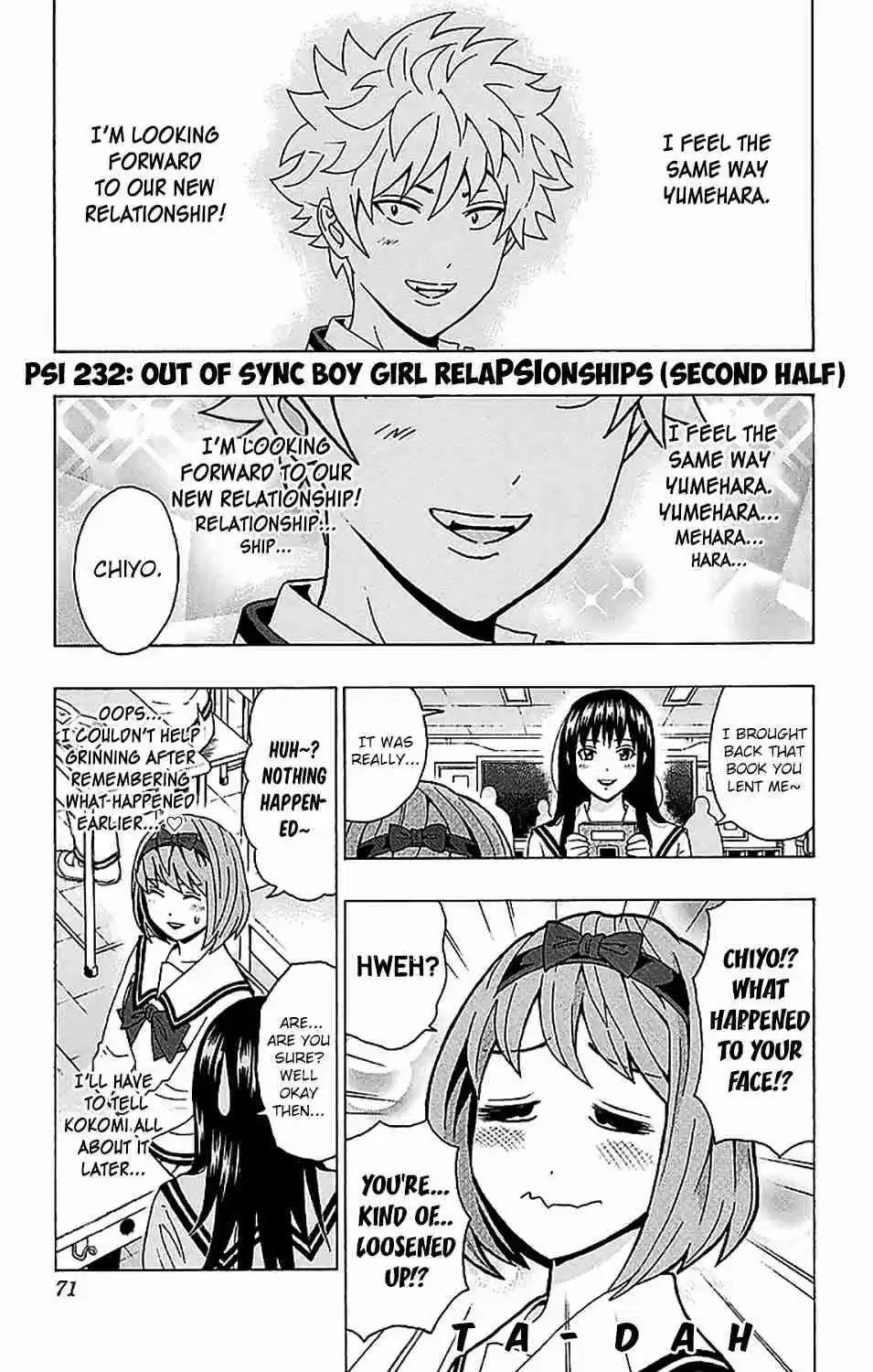 Saiki Kusuo no PSI nan Vol. 22 Ch. 232 Out of Sync Boy Girl RelaPSIonships (Second Half)