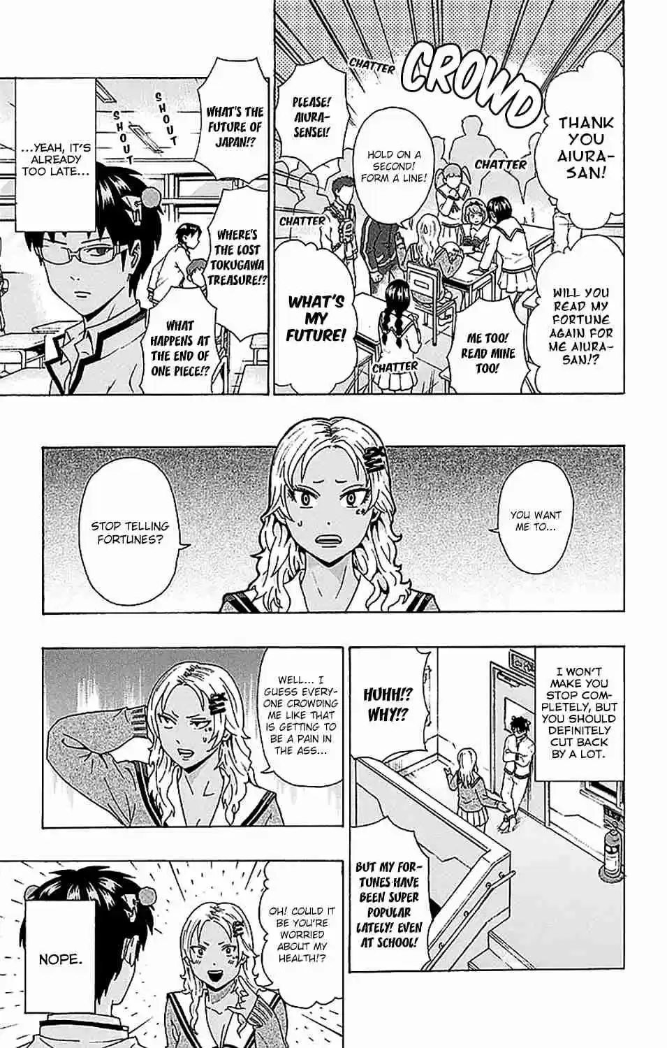 Saiki Kusuo no PSI nan Vol. 22 Ch. 236 Read the PSIgns! Aiura Mikoto's Fortune Telling