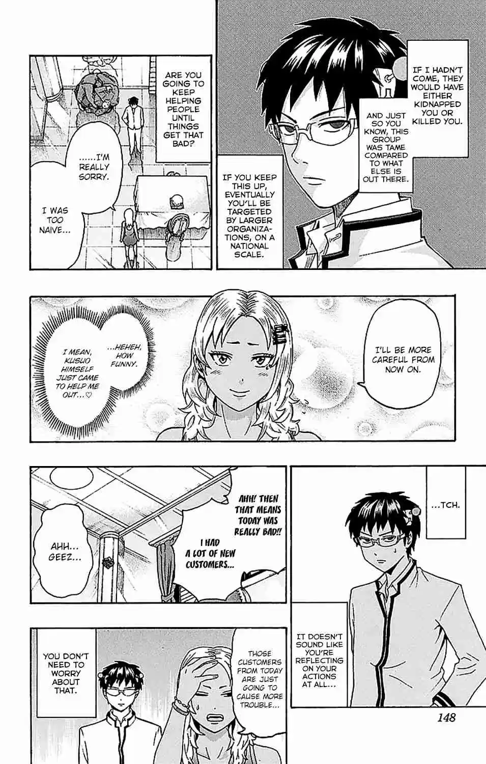 Saiki Kusuo no PSI nan Vol. 22 Ch. 236 Read the PSIgns! Aiura Mikoto's Fortune Telling