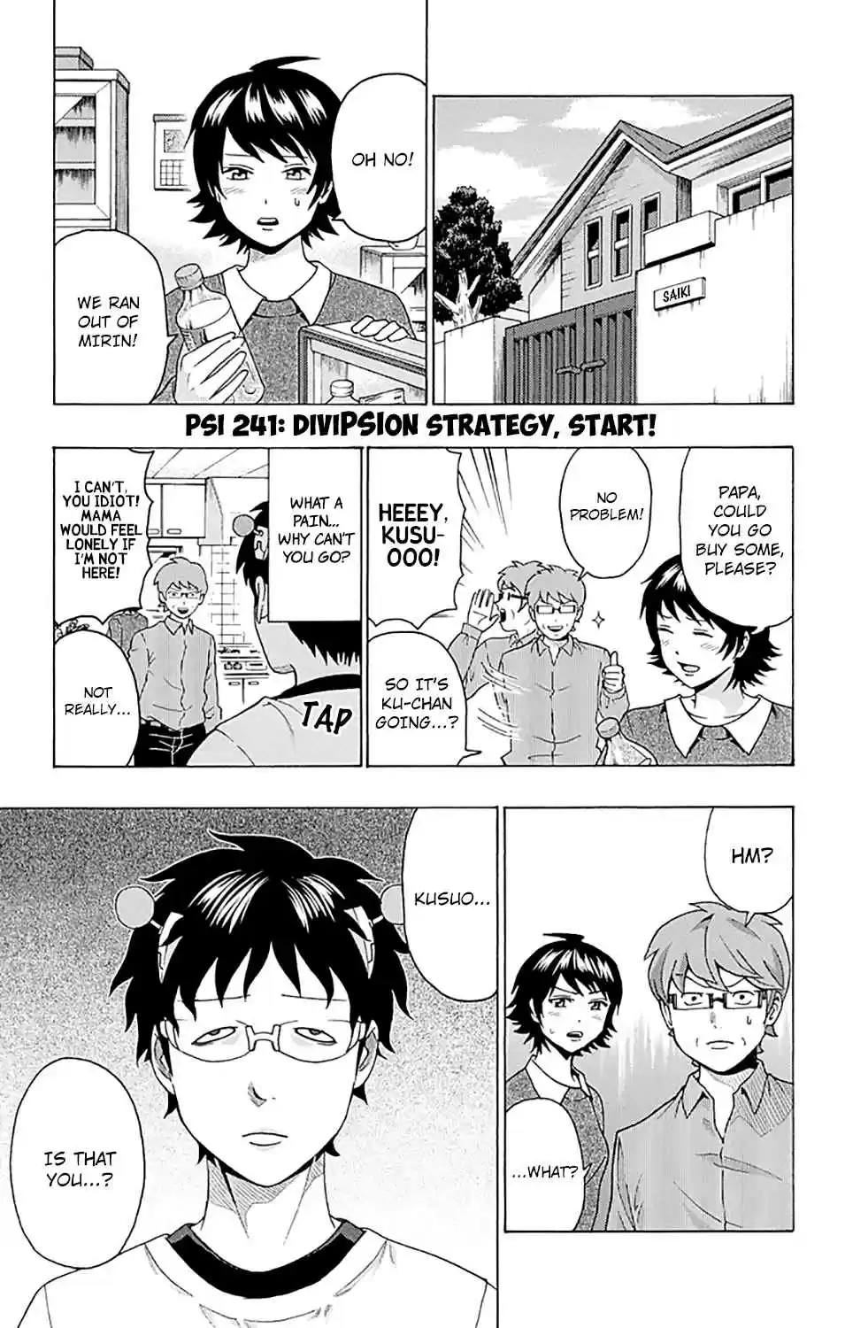 Saiki Kusuo no PSI nan Vol. 23 Ch. 241 DiviPSIon strategy, start!