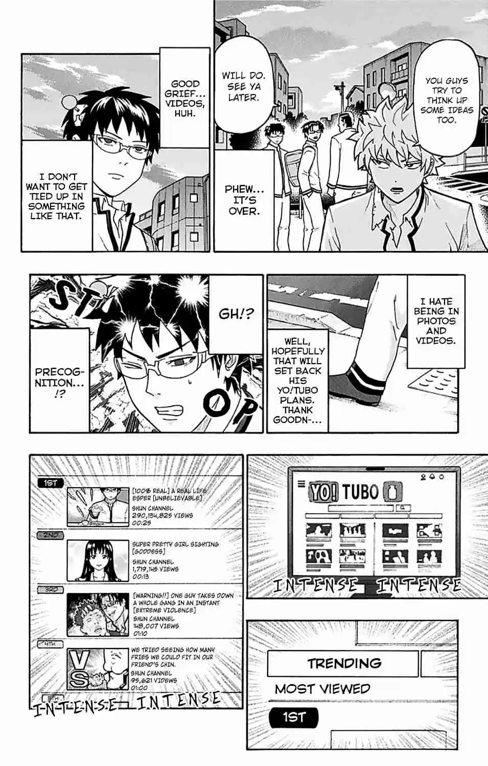 Saiki Kusuo no PSI nan Vol. 23 Ch. 245 Trending on a Streaming PSIte
