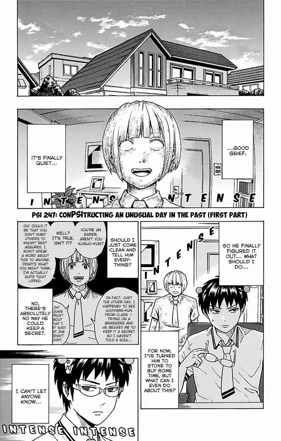 Saiki Kusuo no PSI nan Vol. 23 Ch. 247 ConPSItructing an Unusual Past (First Part)