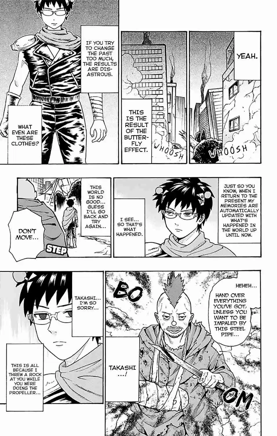 Saiki Kusuo no PSI nan Vol. 23 Ch. 249 ConPSItructing an Unusual Past (Middle Part 2)