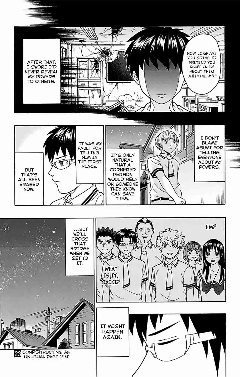 Saiki Kusuo no PSI nan Vol. 23 Ch. 250 ConPSItructing an Unusual Past (Final Part)