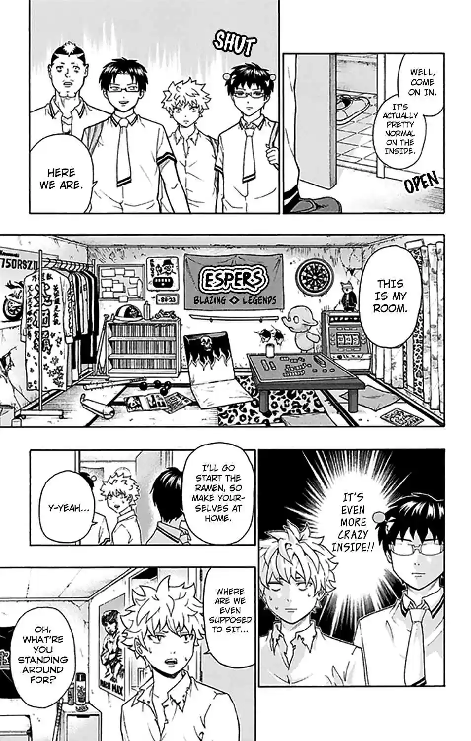 Saiki Kusuo no PSI nan Vol. 24 Ch. 251 ViPSIting a Friend's House While Their Parents are Out