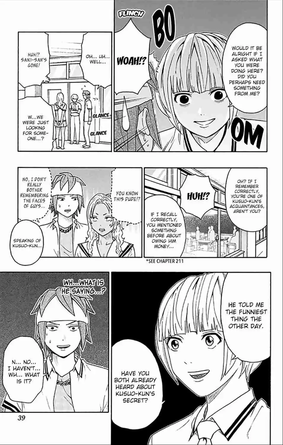 Saiki Kusuo no PSI Nan Vol. 24 Ch. 253 Evaluation! PSIchickers!