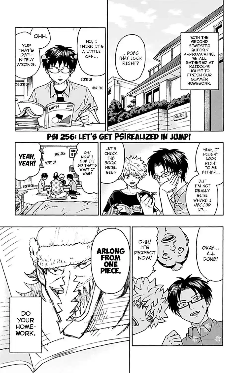 Saiki Kusuo no PSI Nan Vol. 24 Ch. 256 Let's get PSIrealized in Jump!