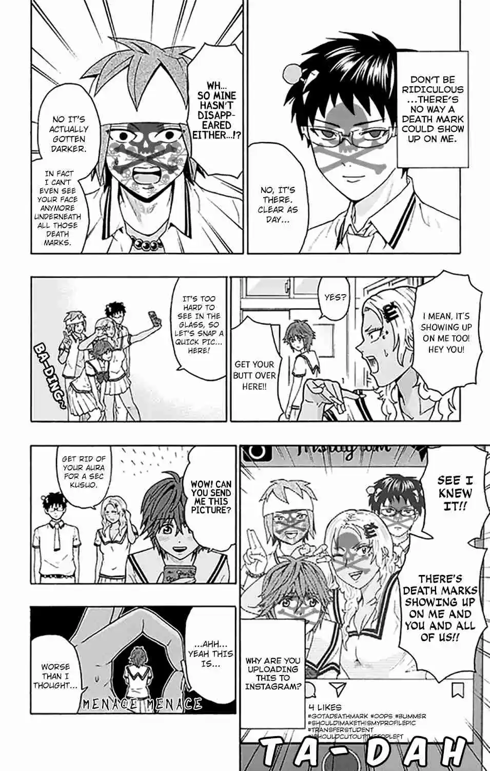 Saiki Kusuo no PSI Nan Vol. 24 Ch. 258 Terrifying! A DiPSIstrous Transfer Student Appears! (Second Half)