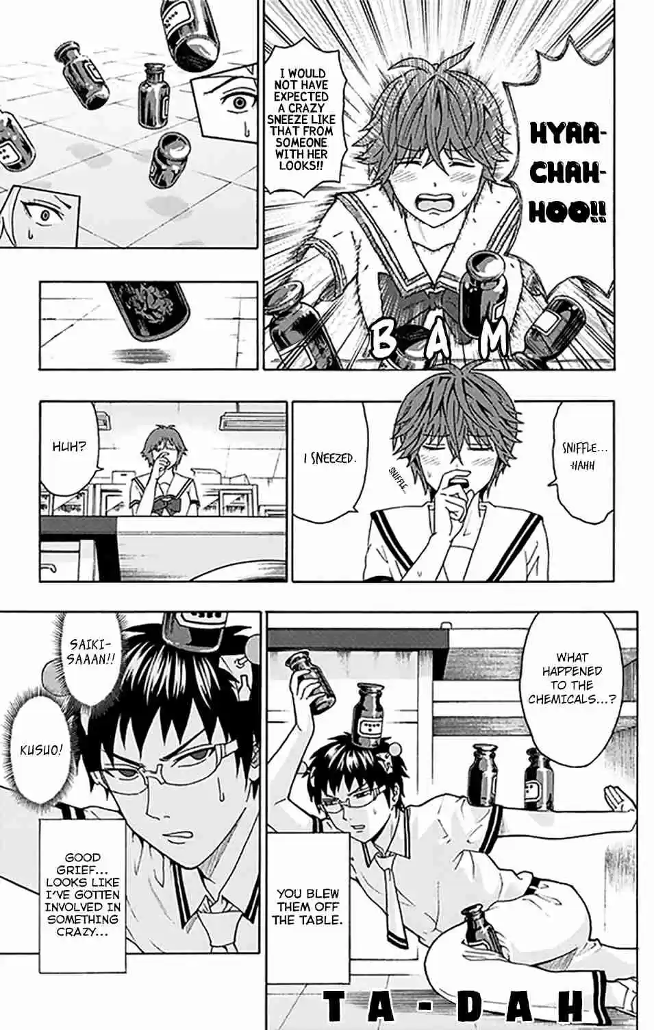 Saiki Kusuo no PSI Nan Vol. 24 Ch. 258 Terrifying! A DiPSIstrous Transfer Student Appears! (Second Half)