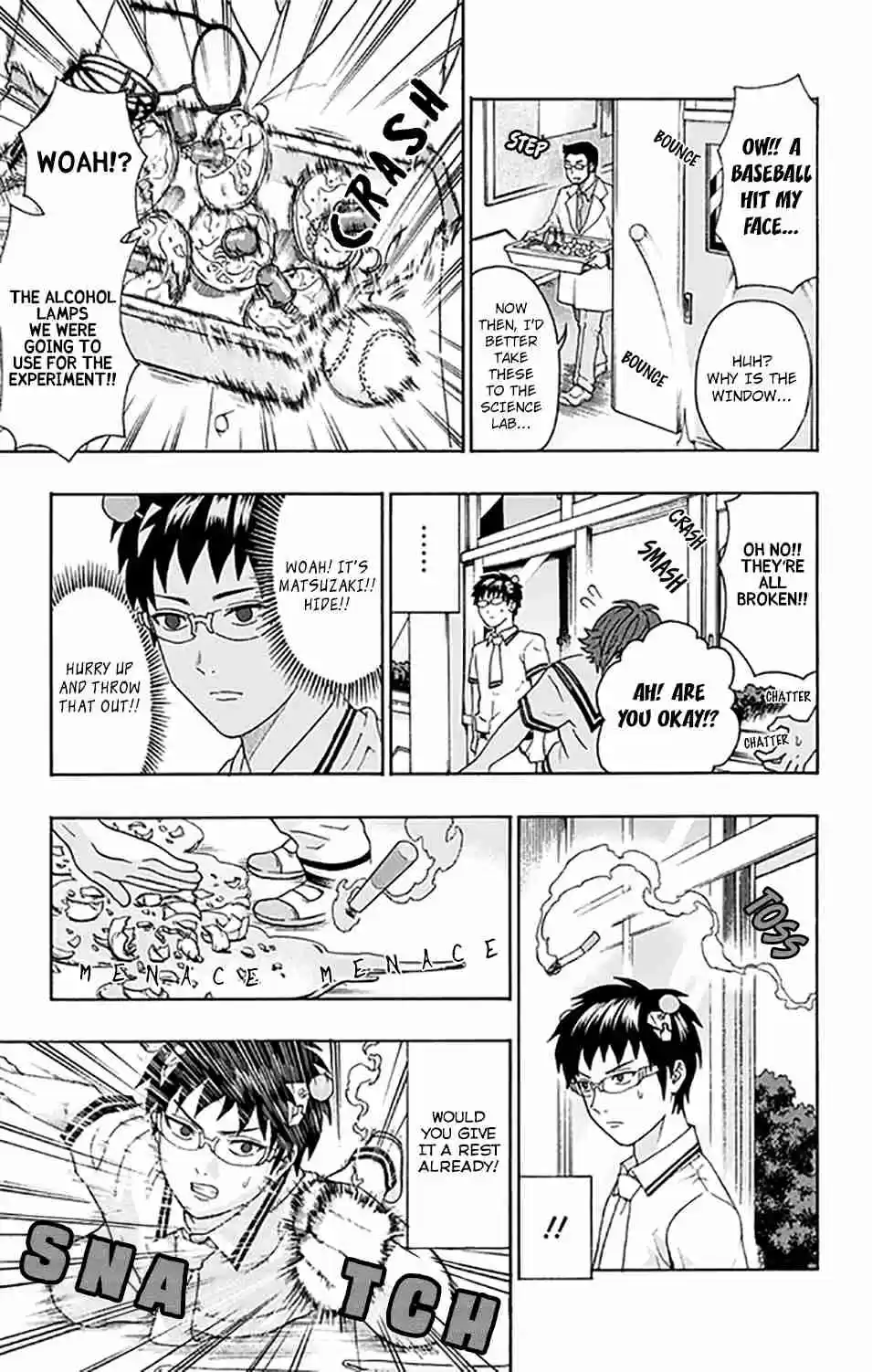 Saiki Kusuo no PSI Nan Vol. 24 Ch. 258 Terrifying! A DiPSIstrous Transfer Student Appears! (Second Half)