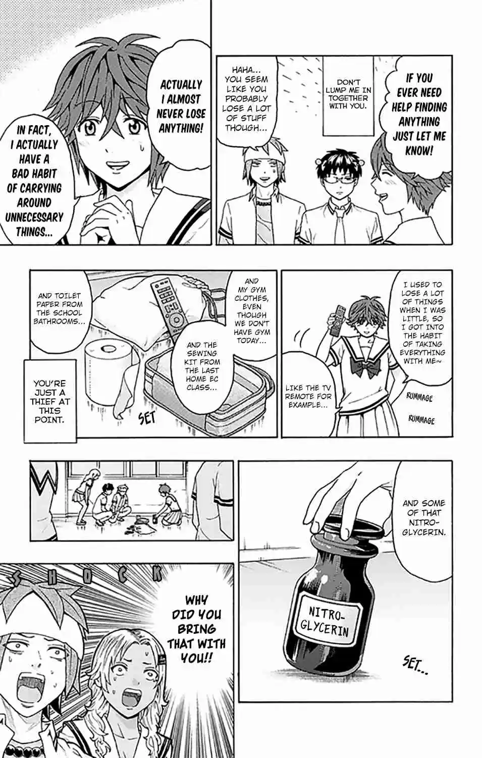 Saiki Kusuo no PSI Nan Vol. 24 Ch. 258 Terrifying! A DiPSIstrous Transfer Student Appears! (Second Half)