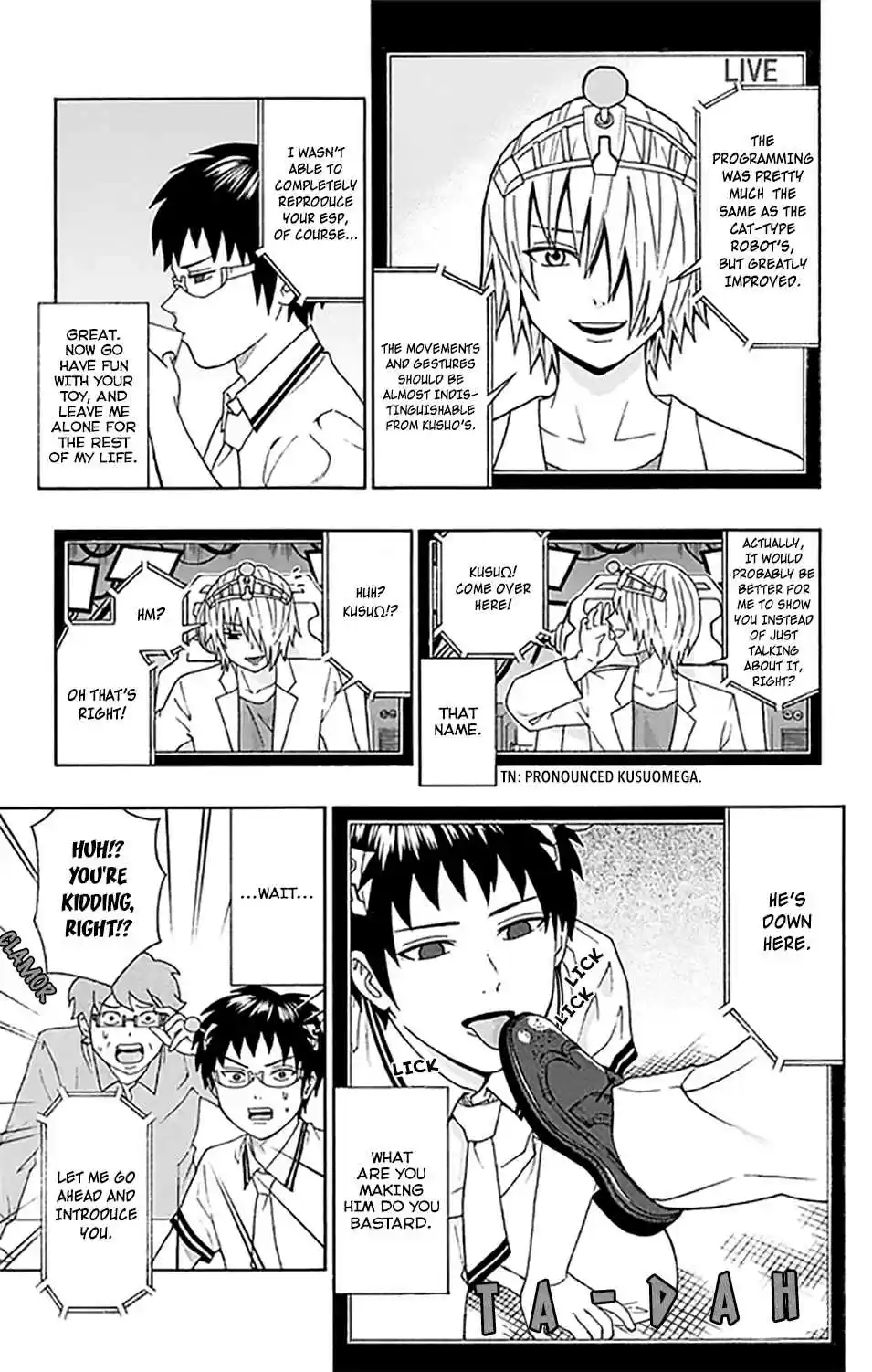 Saiki Kusuo no PSI Nan Vol. 24 Ch. 259 A Perfect ReconPSItruction!? KusuΩ