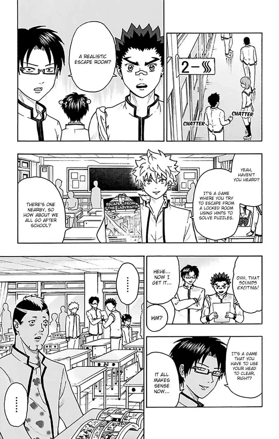 Saiki Kusuo no PSI Nan Vol. 25 Ch. 263 Suddenly! A Real Realistic EPSIcape Room