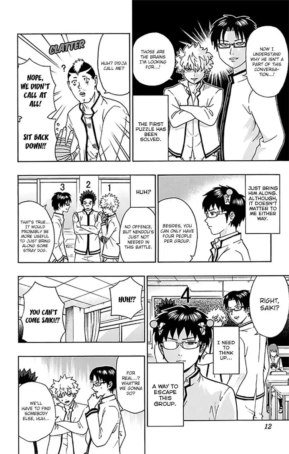 Saiki Kusuo no PSI Nan Vol. 25 Ch. 263 Suddenly! A Real Realistic EPSIcape Room