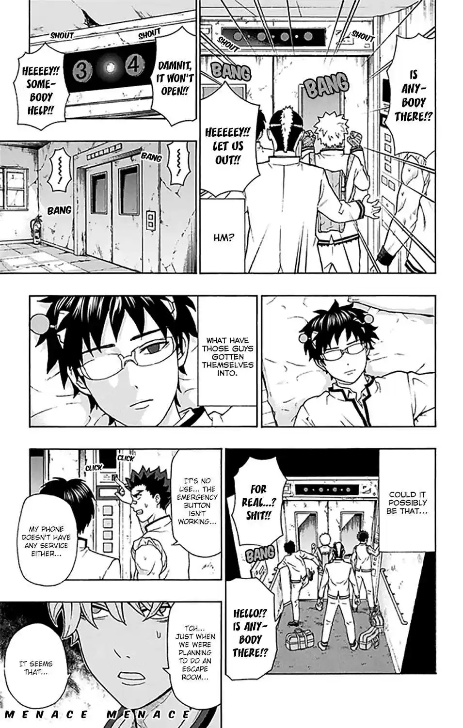 Saiki Kusuo no PSI Nan Vol. 25 Ch. 263 Suddenly! A Real Realistic EPSIcape Room