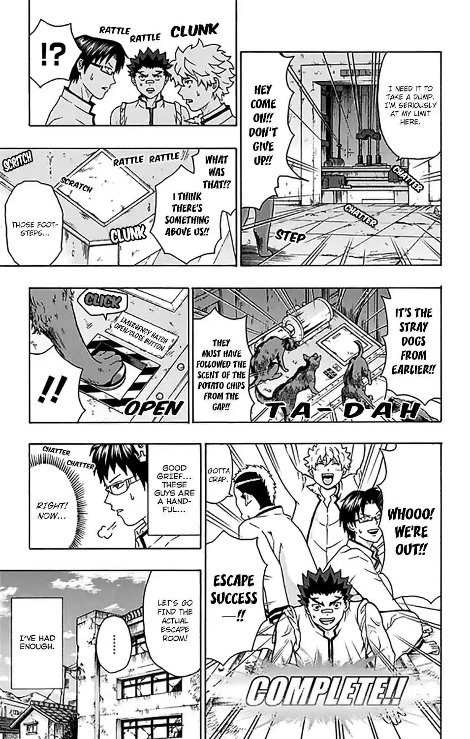 Saiki Kusuo no PSI Nan Vol. 25 Ch. 263 Suddenly! A Real Realistic EPSIcape Room