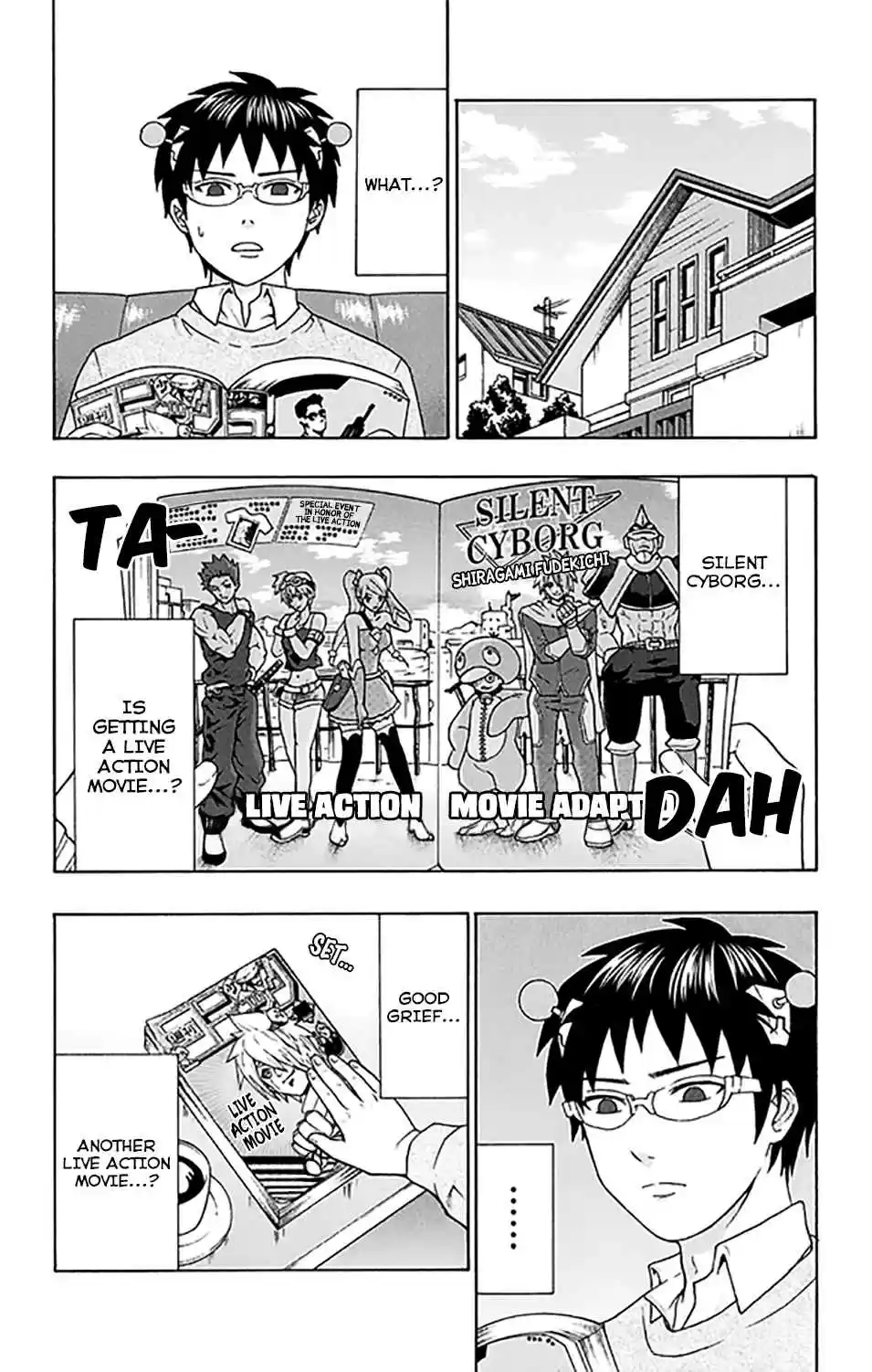 Saiki Kusuo no PSI Nan Vol. 25 Ch. 264 Please Go Watch the Live ActPSIon movie!