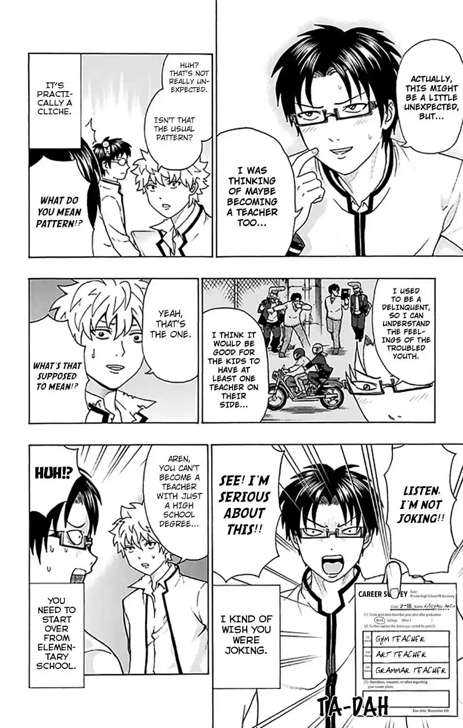 Saiki Kusuo no PSI Nan Vol. 25 Ch. 265 To Each Their Own. MiscPSIllaneous Career Paths!