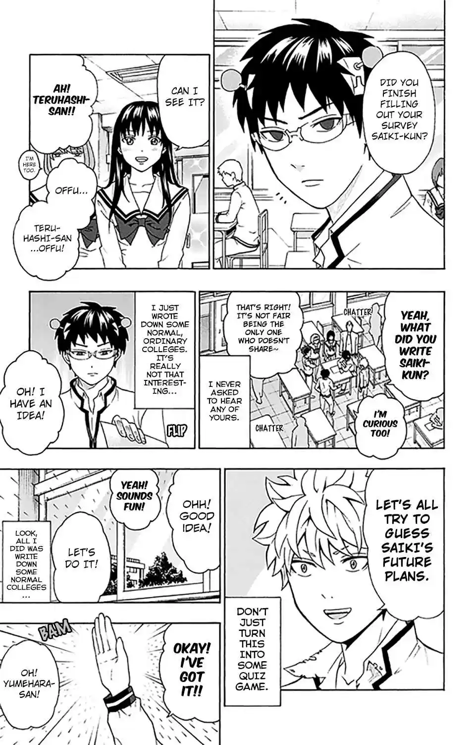 Saiki Kusuo no PSI Nan Vol. 25 Ch. 265 To Each Their Own. MiscPSIllaneous Career Paths!