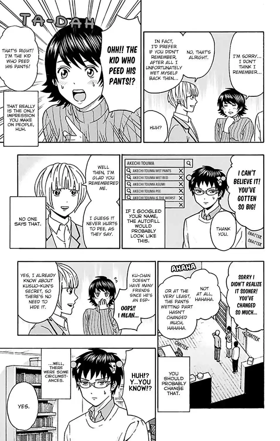 Saiki Kusuo no PSI Nan Vol. 25 Ch. 266 Spending The Day Horsing Around with a Friend