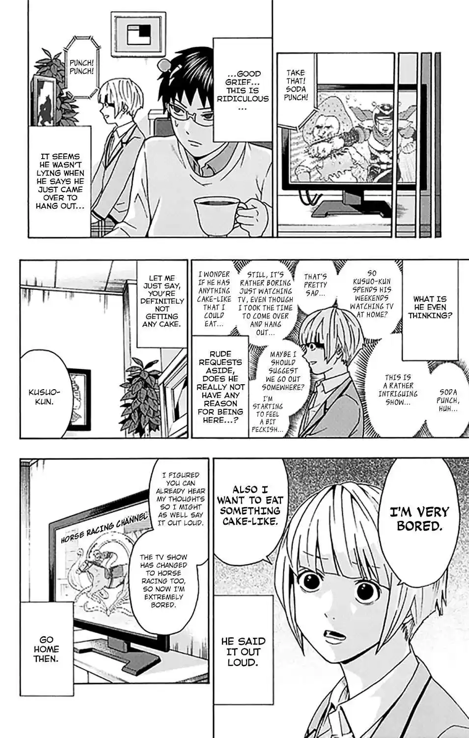 Saiki Kusuo no PSI Nan Vol. 25 Ch. 266 Spending The Day Horsing Around with a Friend