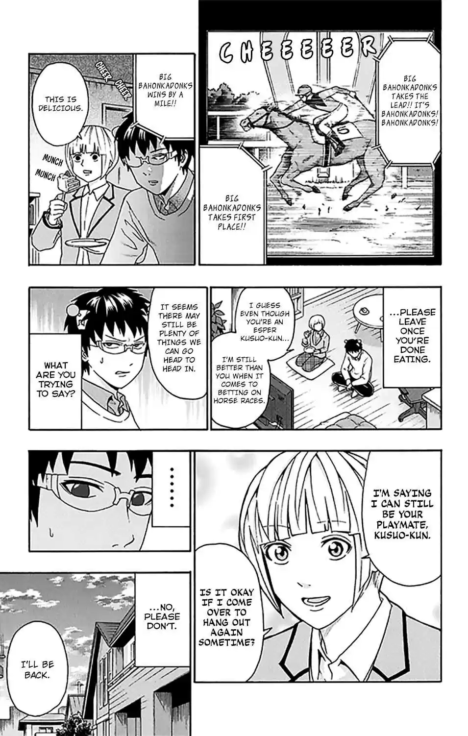 Saiki Kusuo no PSI Nan Vol. 25 Ch. 266 Spending The Day Horsing Around with a Friend