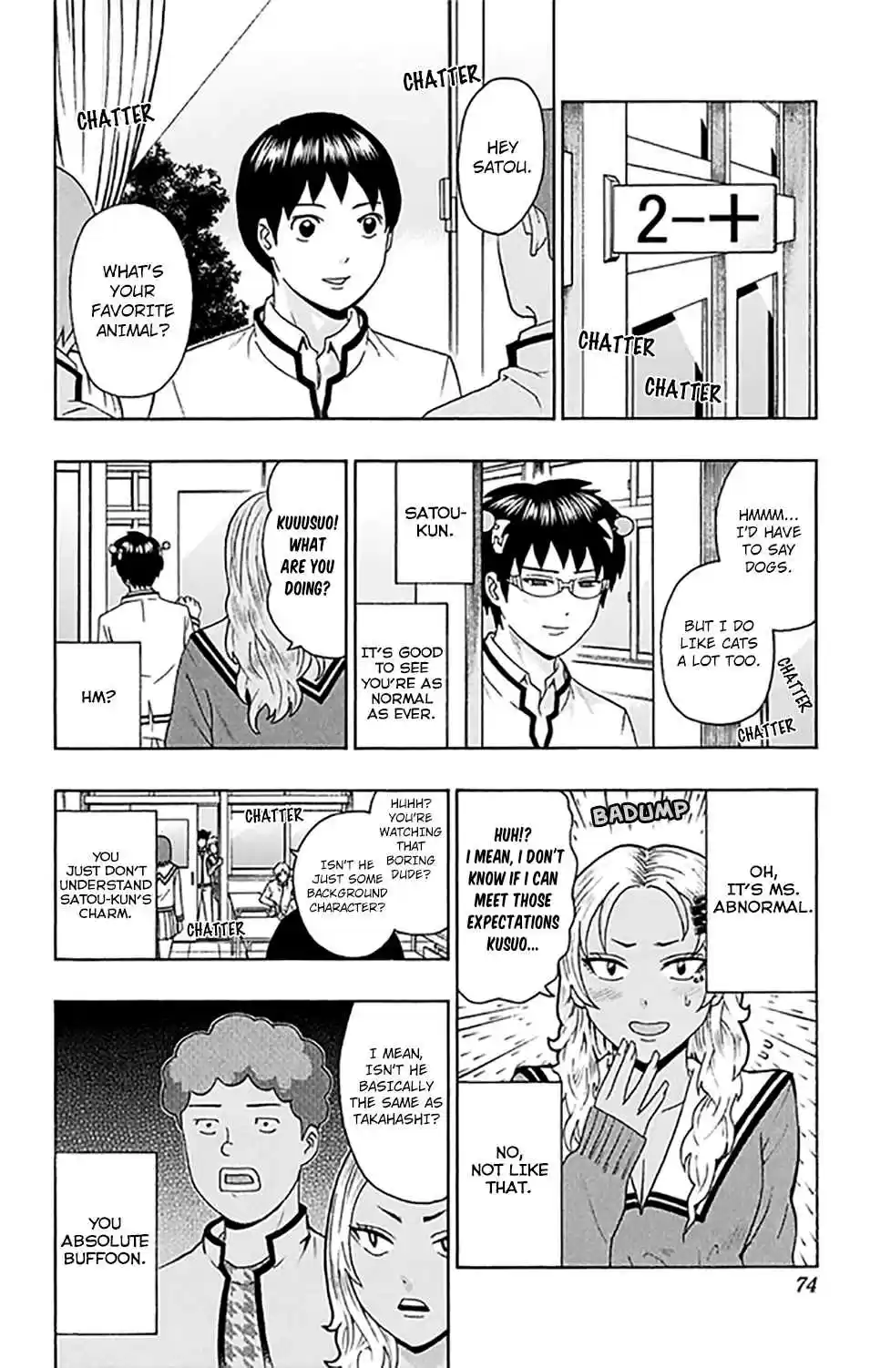 Saiki Kusuo no PSI Nan Vol. 25 Ch. 267 The Battle Between DiPSIster and PerfecPSIon!!