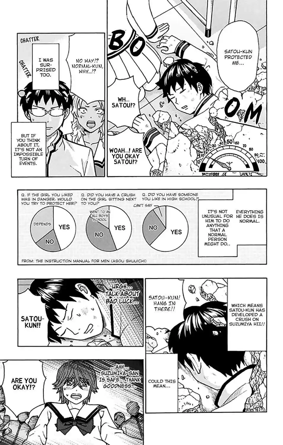 Saiki Kusuo no PSI Nan Vol. 25 Ch. 267 The Battle Between DiPSIster and PerfecPSIon!!