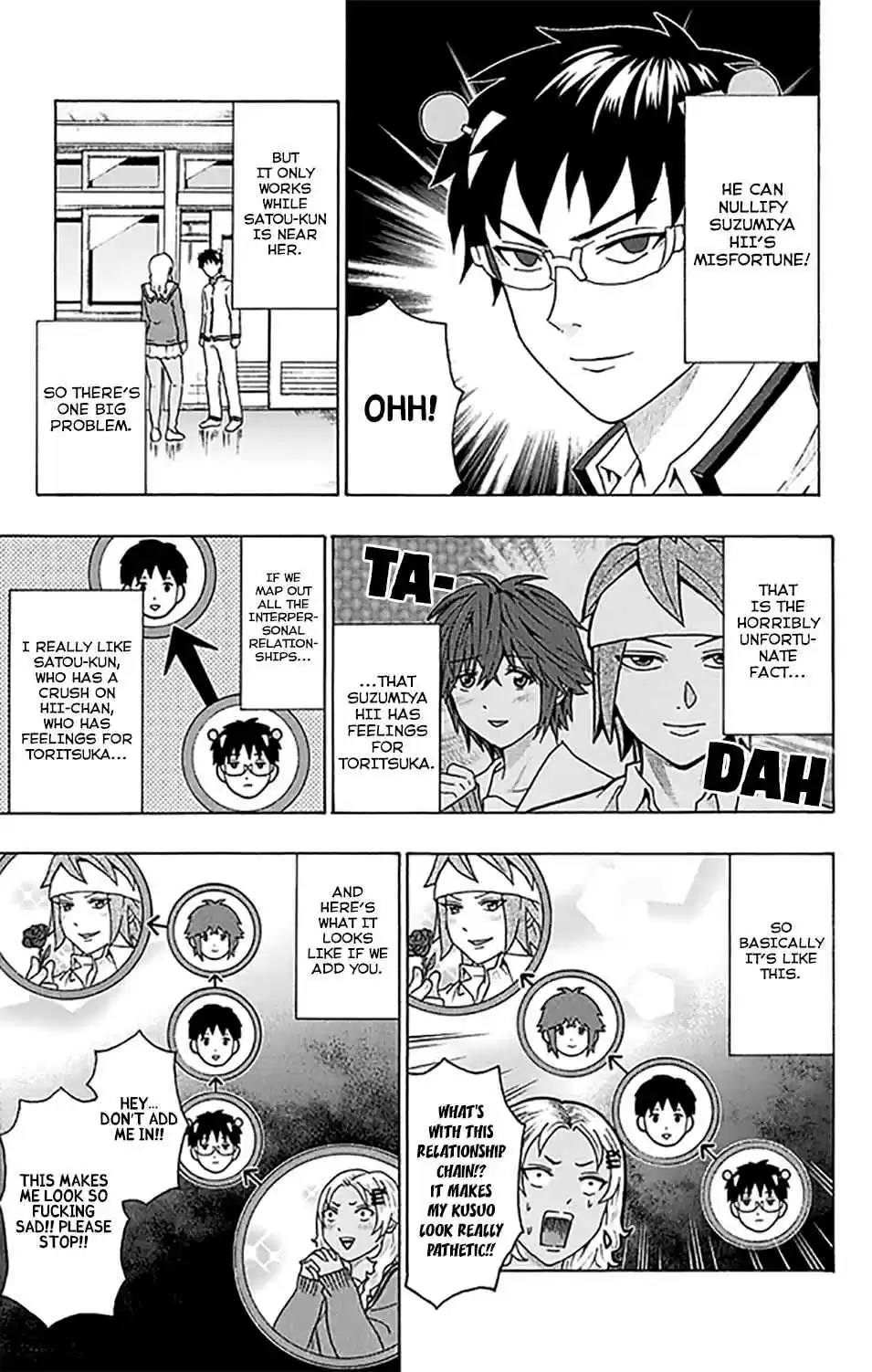 Saiki Kusuo no PSI Nan Vol. 25 Ch. 267 The Battle Between DiPSIster and PerfecPSIon!!