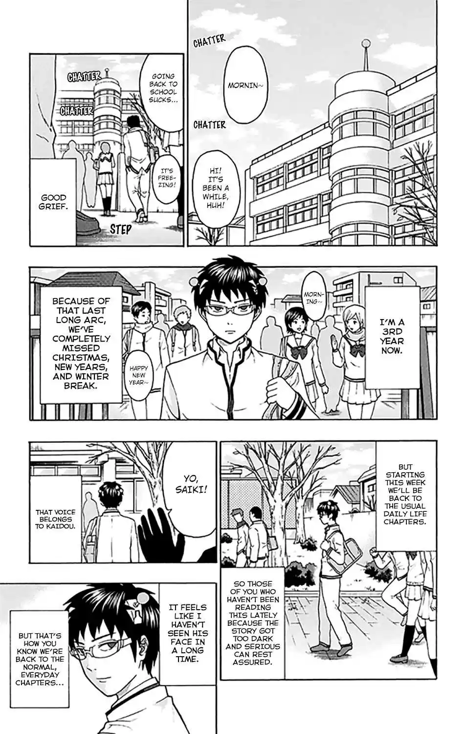 Saiki Kusuo no PSI Nan Vol. 26 Ch. 273 The Worst PSIchool Break