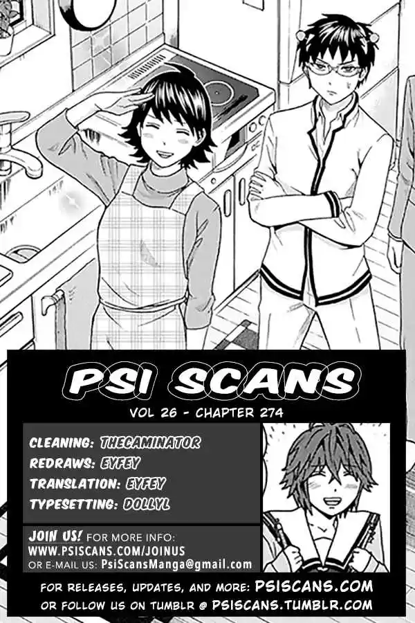 Saiki Kusuo no PSI Nan Vol. 26 Ch. 274 Toritsuka vs Satou! RelaPSIonship Battle!
