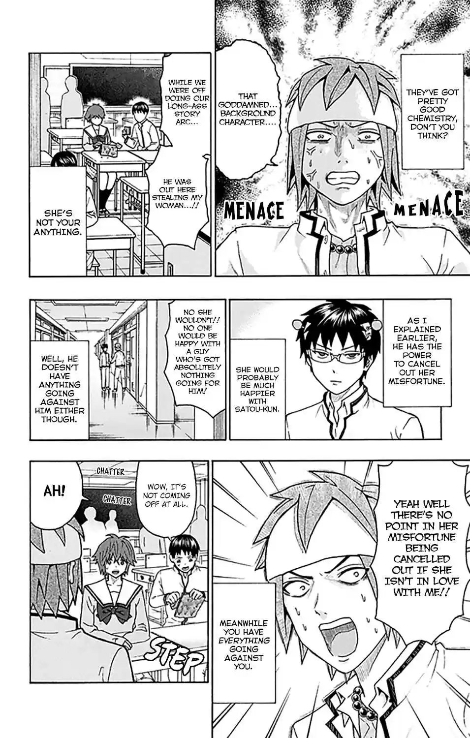 Saiki Kusuo no PSI Nan Vol. 26 Ch. 274 Toritsuka vs Satou! RelaPSIonship Battle!