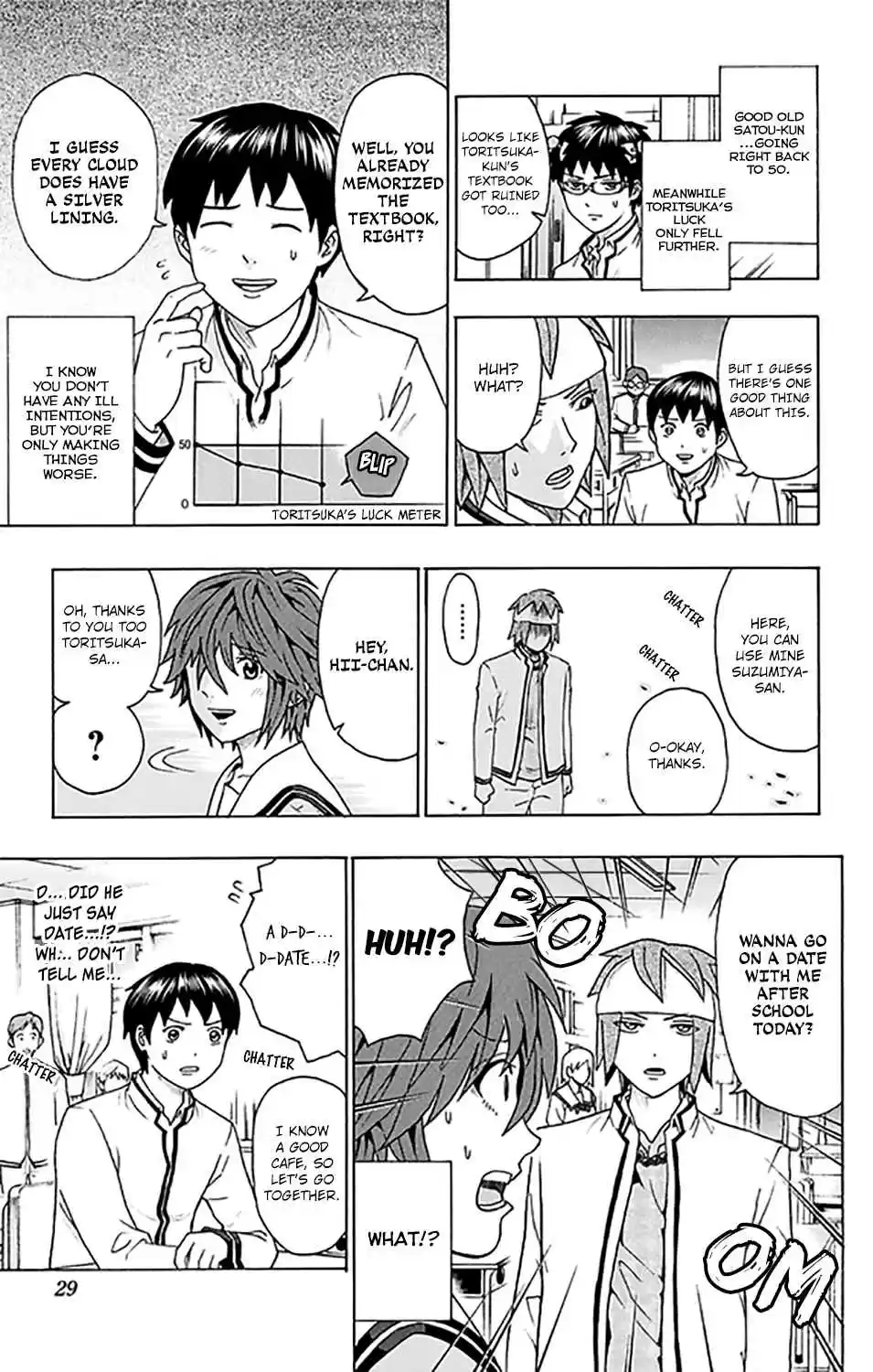 Saiki Kusuo no PSI Nan Vol. 26 Ch. 274 Toritsuka vs Satou! RelaPSIonship Battle!