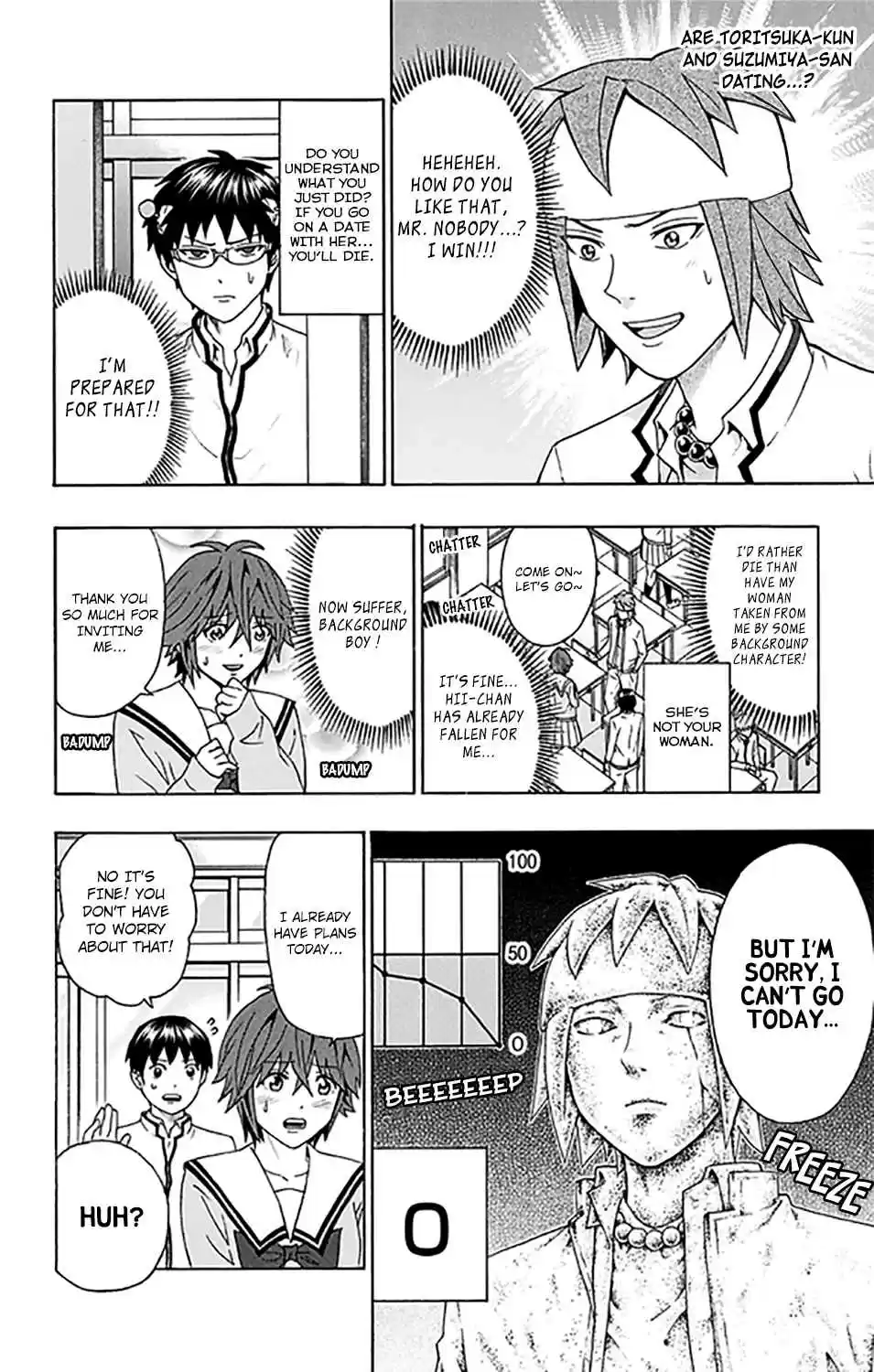 Saiki Kusuo no PSI Nan Vol. 26 Ch. 274 Toritsuka vs Satou! RelaPSIonship Battle!