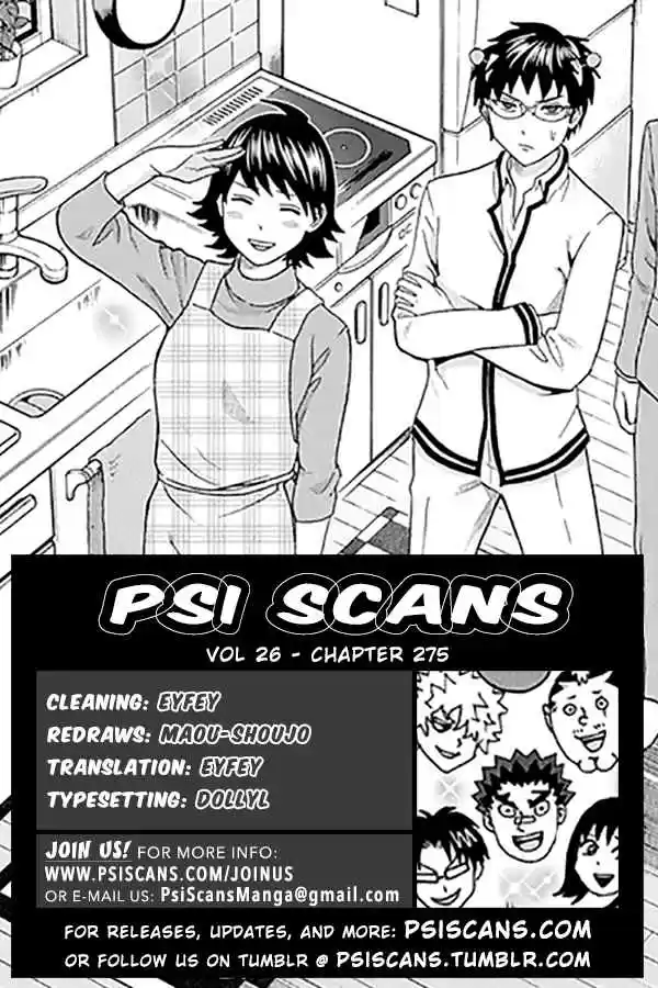 Saiki Kusuo no PSI Nan Vol. 26 Ch. 275 It's Ending! Re introduPSIng Characters from the Past