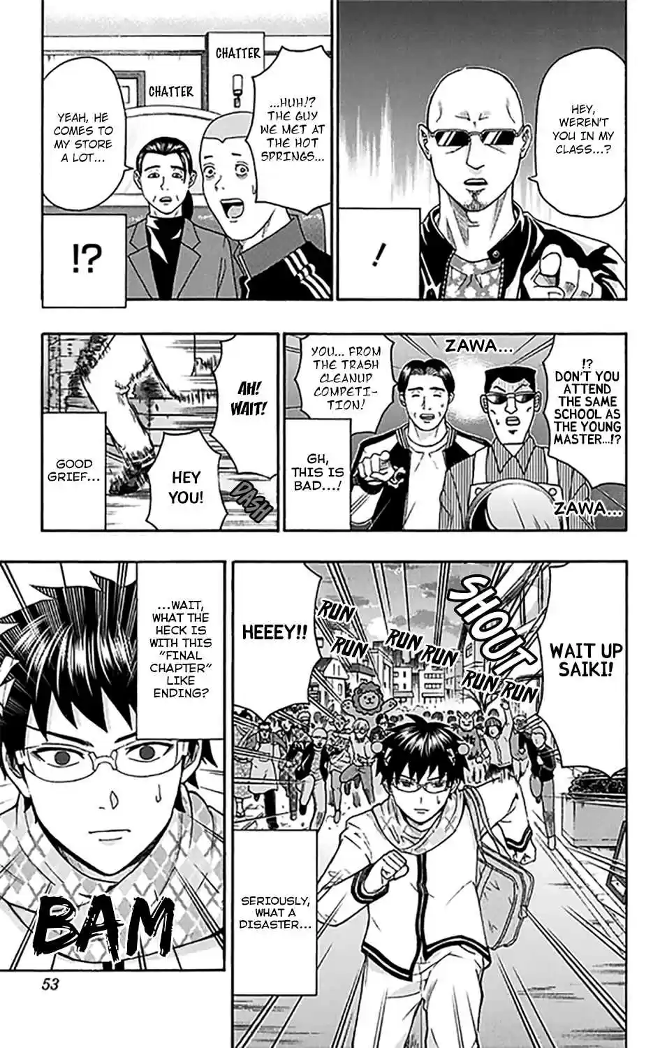 Saiki Kusuo no PSI Nan Vol. 26 Ch. 275 It's Ending! Re introduPSIng Characters from the Past