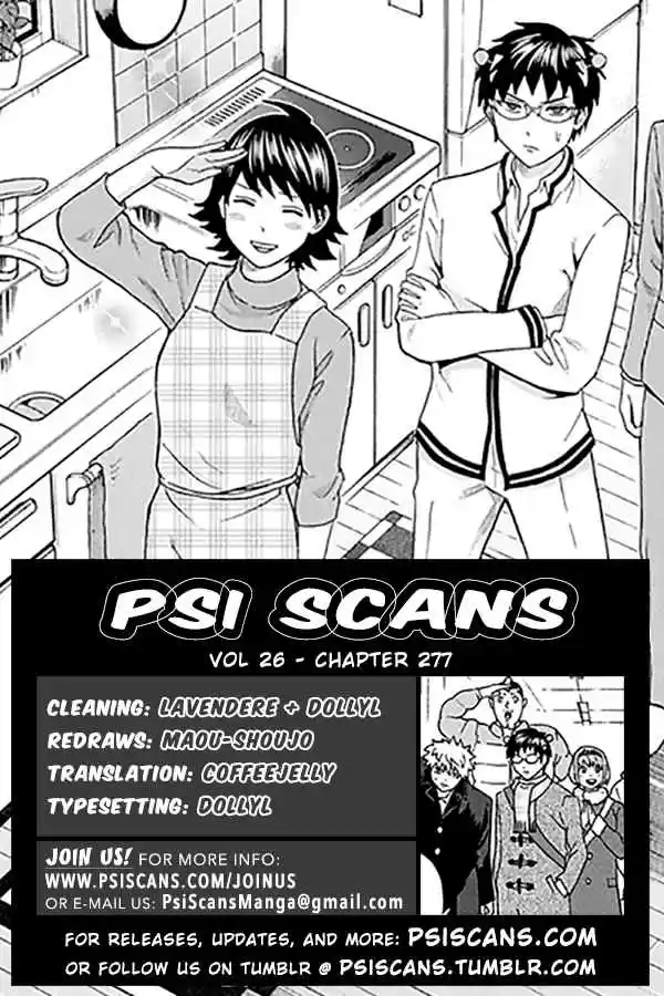 Saiki Kusuo no PSI Nan Vol. 26 Ch. 277 PSI Much to See! Tourists in Endsville!
