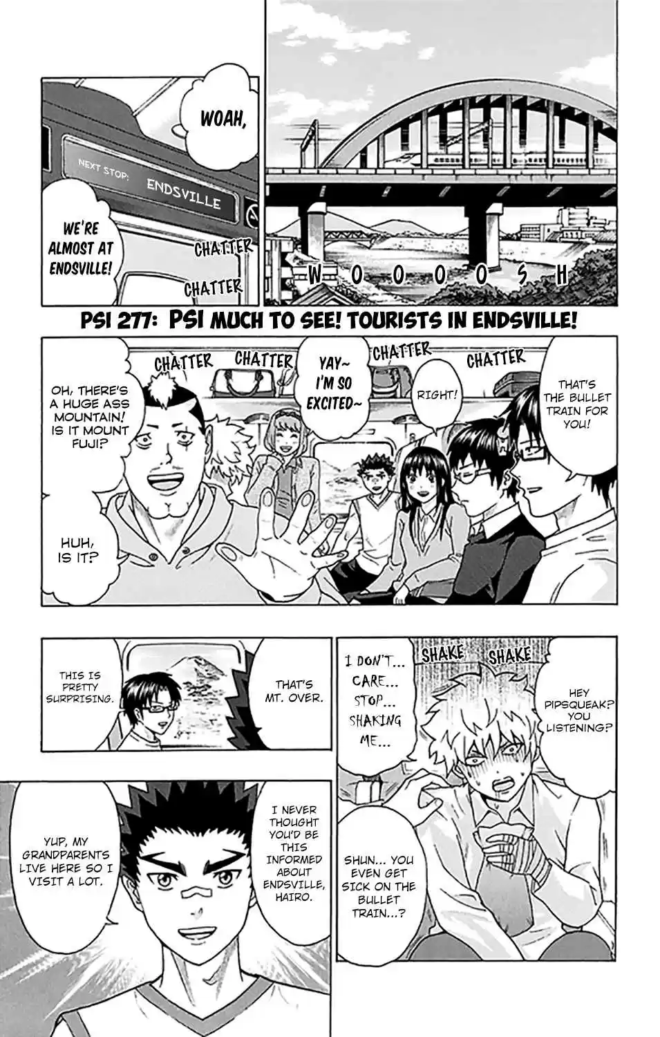 Saiki Kusuo no PSI Nan Vol. 26 Ch. 277 PSI Much to See! Tourists in Endsville!
