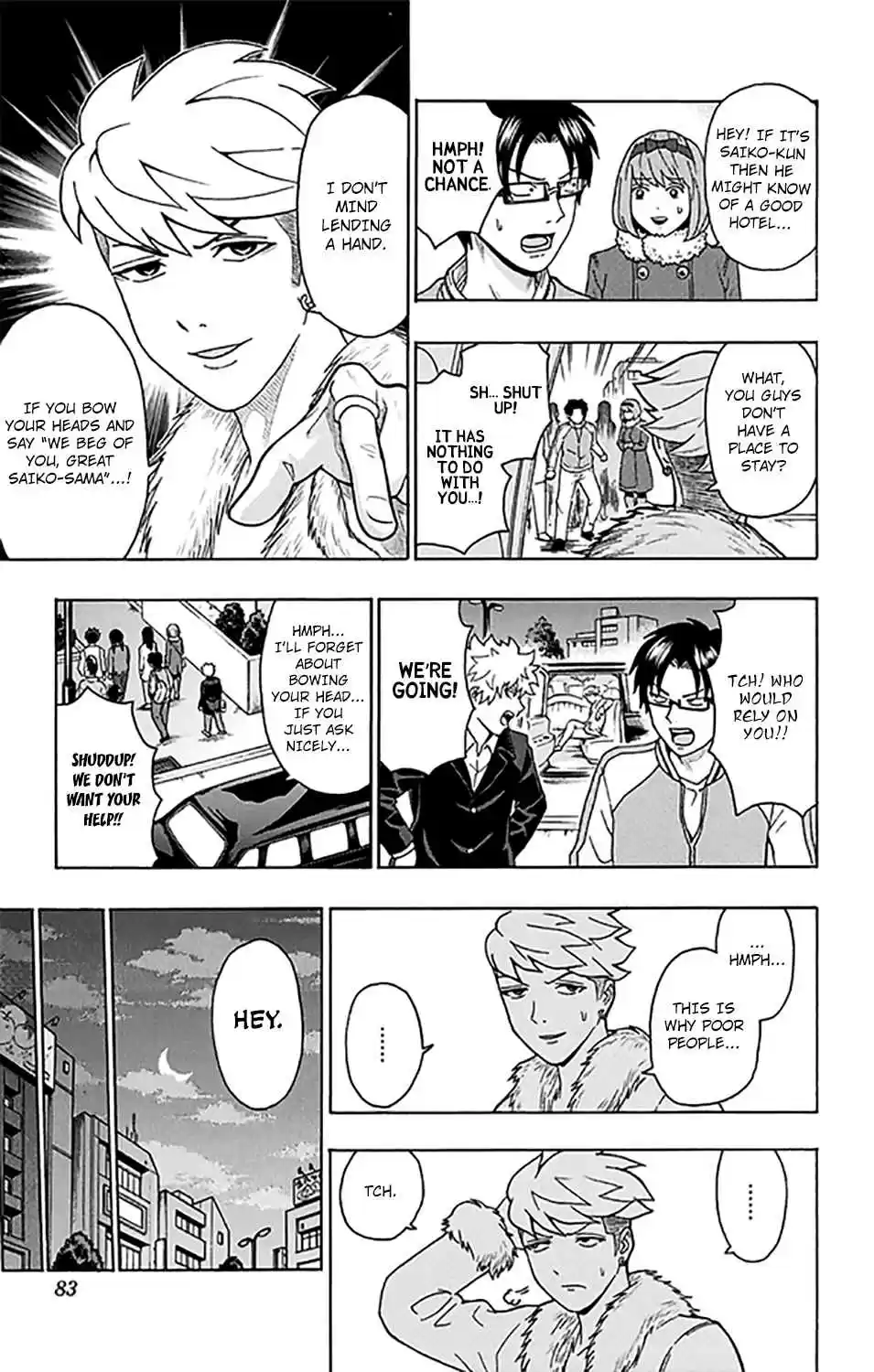 Saiki Kusuo no PSI Nan Vol. 26 Ch. 277 PSI Much to See! Tourists in Endsville!