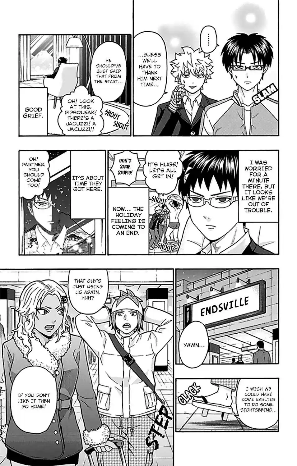 Saiki Kusuo no PSI Nan Vol. 26 Ch. 277 PSI Much to See! Tourists in Endsville!