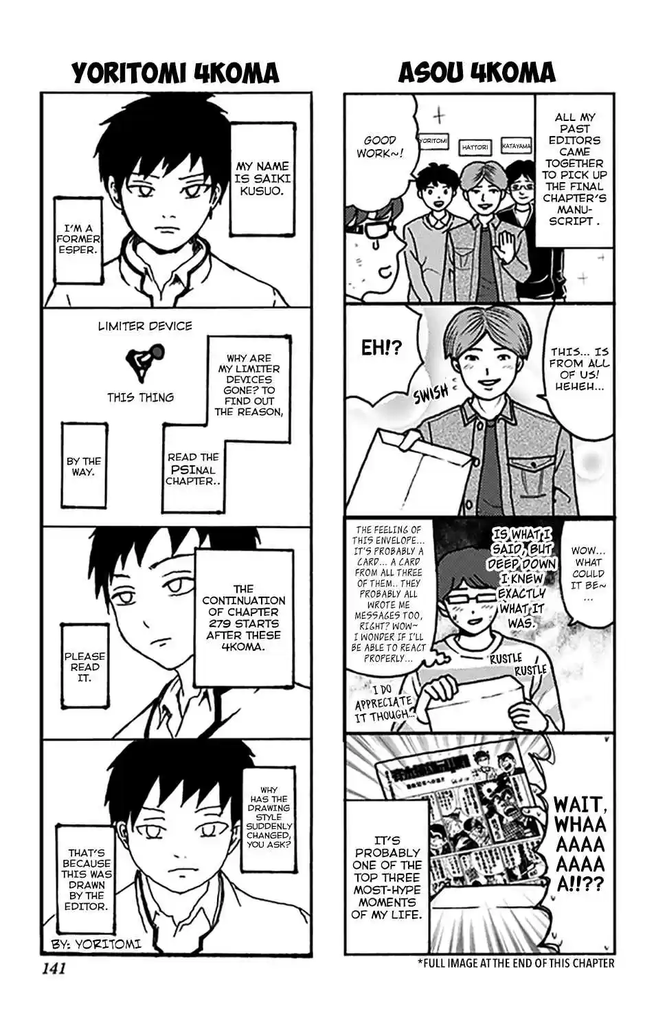 Saiki Kusuo no PSI Nan Vol. 26 Ch. 279.5 4koma Collection