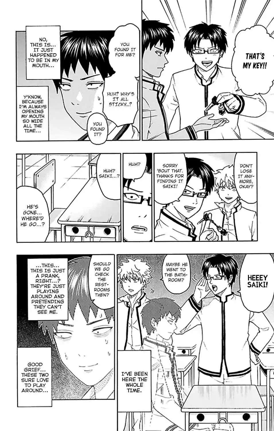 Saiki Kusuo no PSI Nan Vol. 26 Ch. 281 The RePSIval of Saiki Kusuo (Second Half)