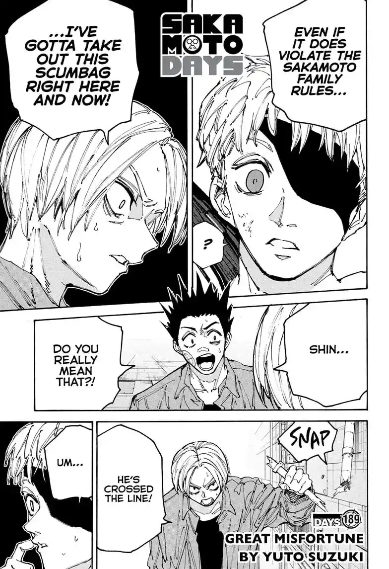 Sakamoto Days Chapter 189