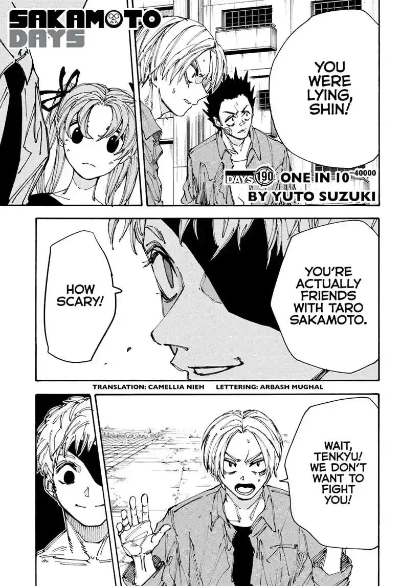 Sakamoto Days Chapter 190