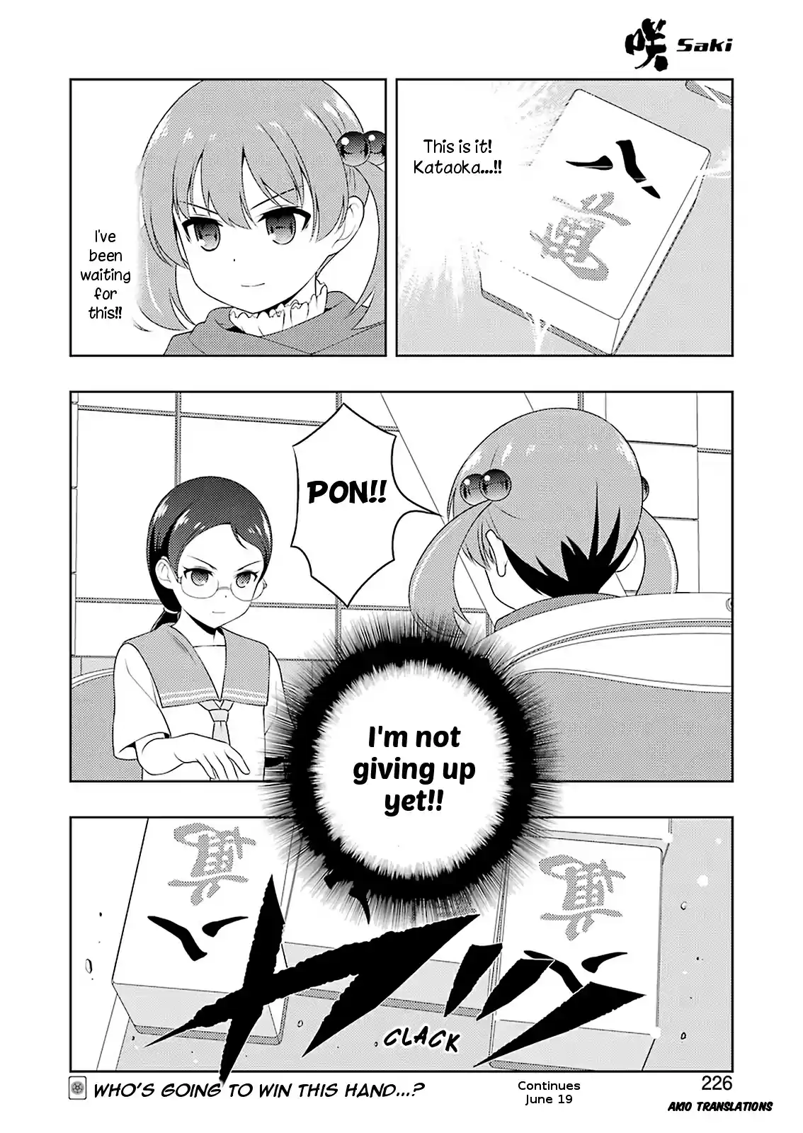 Saki Ch. 217 Combined Efforts