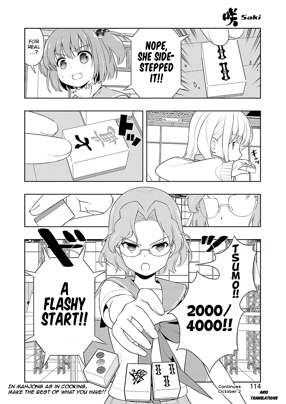 Saki Ch. 223 Cooking